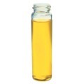 Clear 8-Dram Screw Thread Glass Sample Dram Vial without Cap